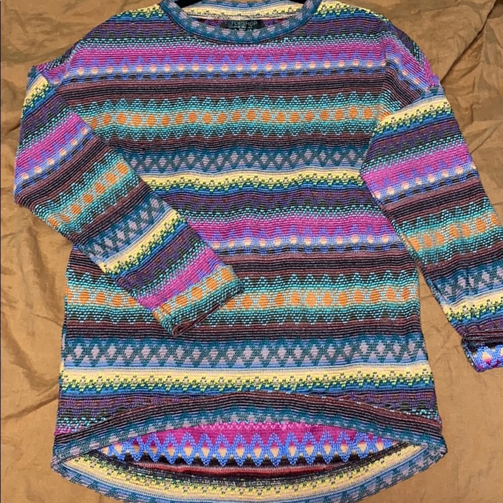 Lightweight Pattern Knit Sweater